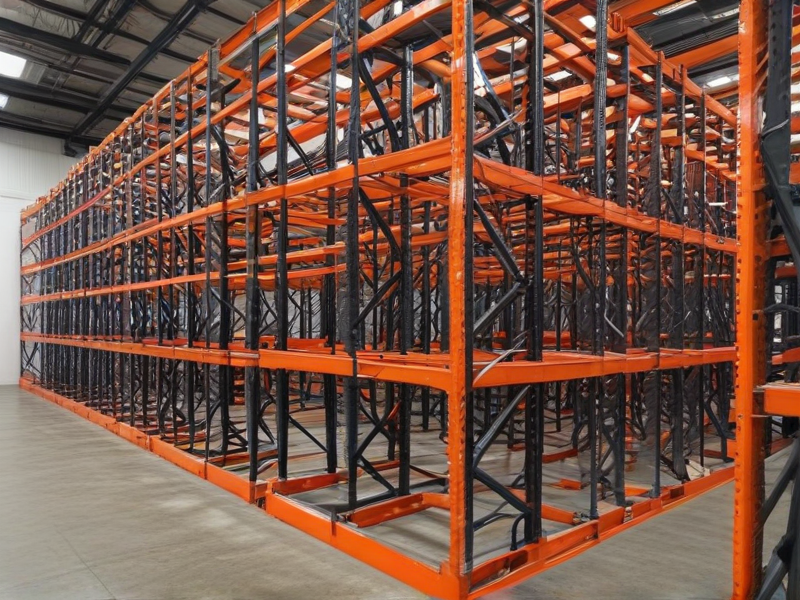 orange pallet racking