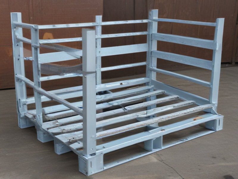 metal pallet with sides