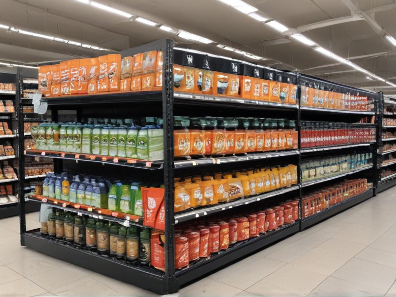 gondola supermarket shelving