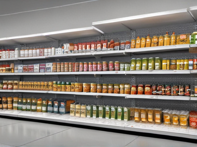 shelves for supermarket