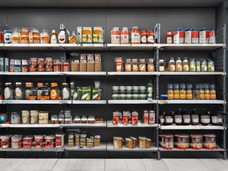 shelves for supermarket